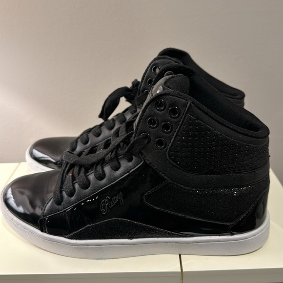 Pastry Patent Hip Hop Dance High Top Sneakers Sz 7.5M - Picture 2 of 4